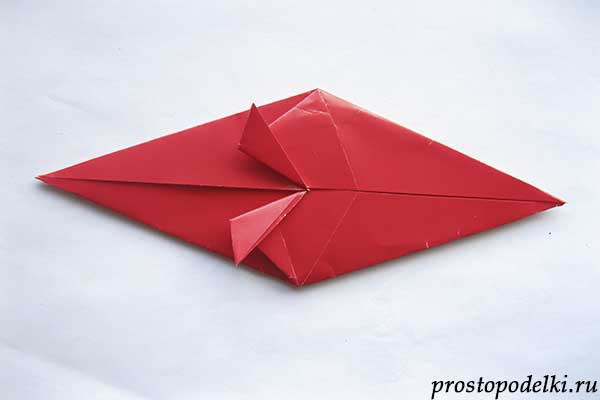 огненный петух оригами-09