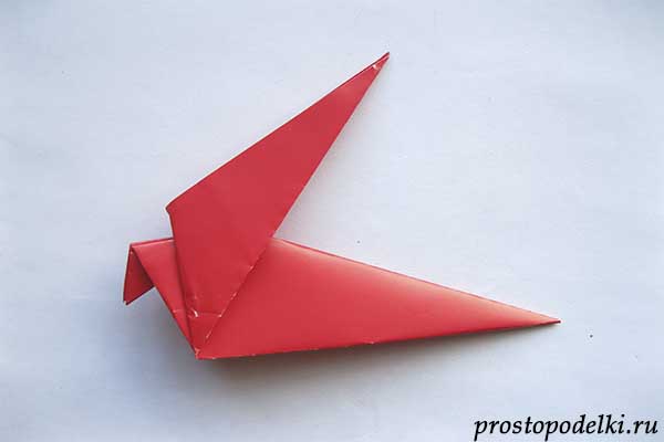 огненный петух оригами-11