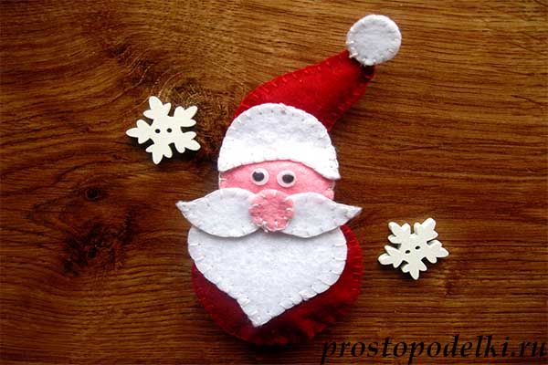 Дед мороз из бумаги своими руками: как сделать украшение на Новый Год