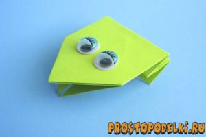 Лягушка оригами-title