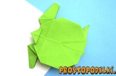 Оригами черепаха