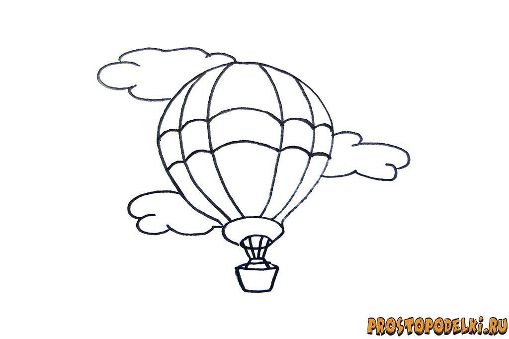 Как нарисовать воздушный шар-07
