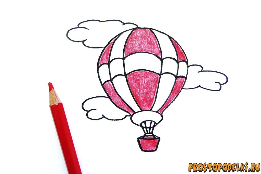 Как нарисовать воздушный шар-08