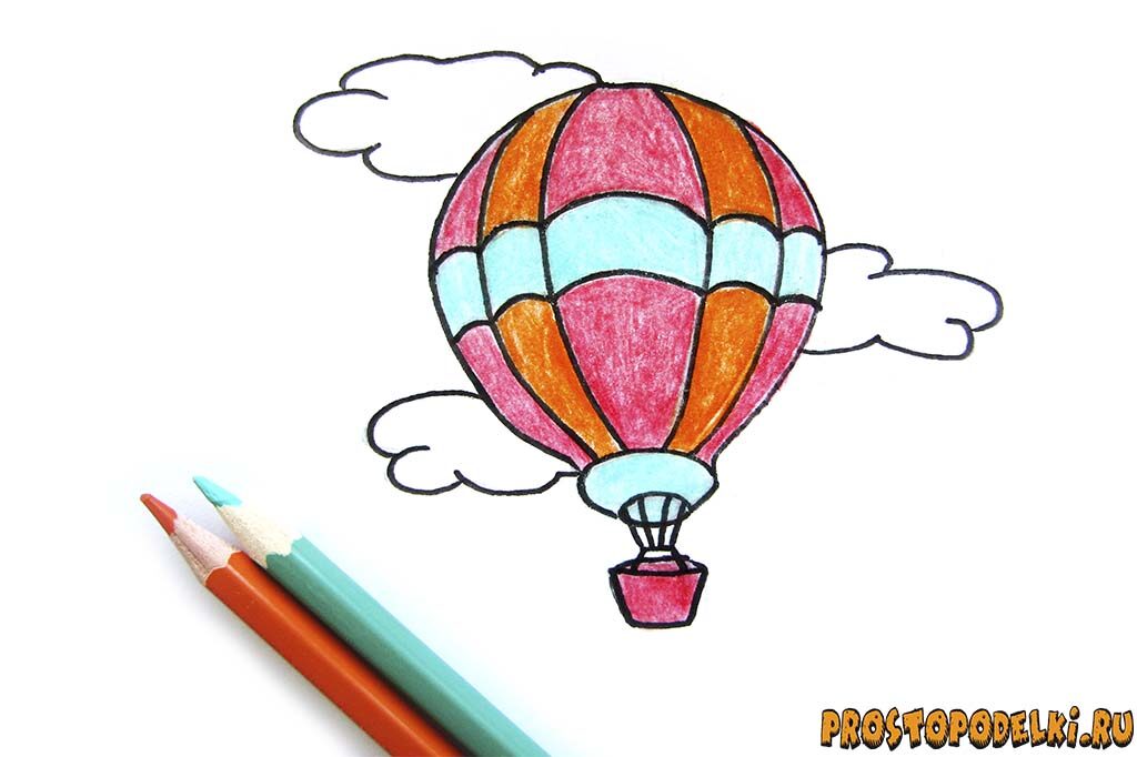 Как нарисовать воздушный шар-09